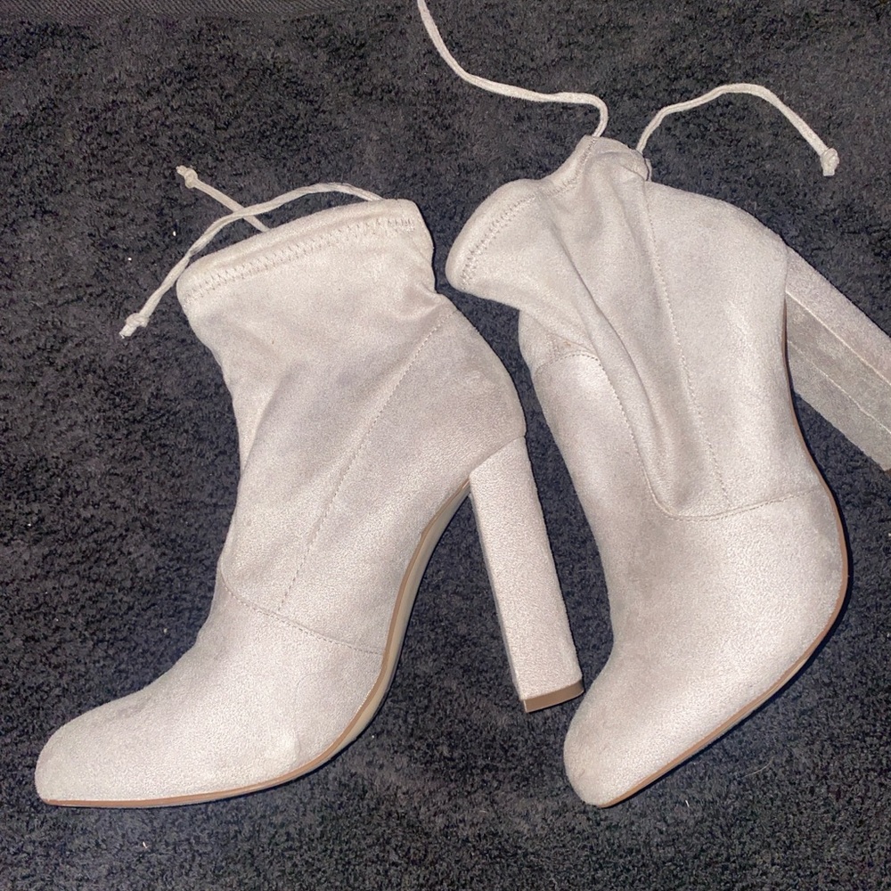 Aldo cream Heeled Boots